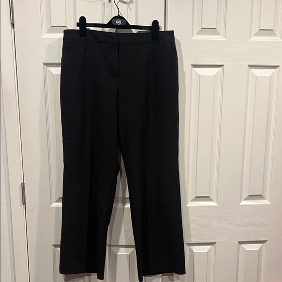 Nicole Miller Pants - Nicole Miller Elegant Black Wide Leg Trousers